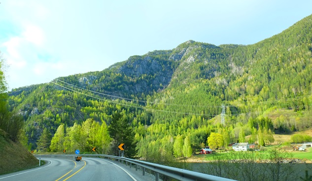 oslo to flam by car